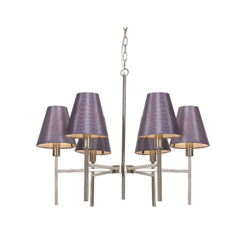 Elstead Lighting Elstead LUCERNE-6LT Lecerne Nickel Six Light Chanelier
