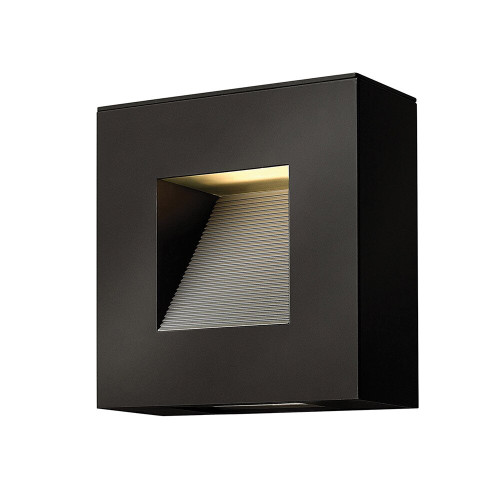 Elstead Lighting Elstead HK-LUNA-S-SK Luna LED Outdoor Satin Black Wall Fitting