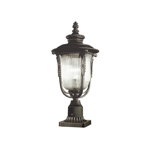 Elstead Lighting Elstead KL-LUVERNE3-M Luverne Medium Bronze Pedestal Light