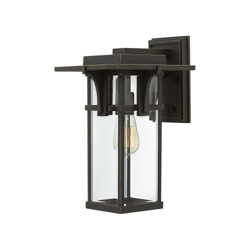 Elstead Lighting Elstead HK-MANHATTAN2-M Manhattan Bronze Medium Wall Lantern