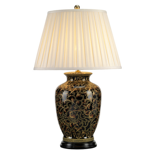 Elstead Lighting Elstead MORRIS-TL-LARGE Morris Black/Gold Large Table Lamp