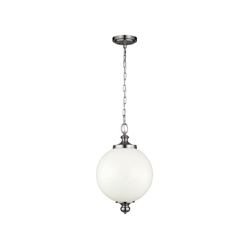 Elstead Lighting Elstead FE-PARKMAN-PL-PN Parkman Polished Nickel Large Pendant