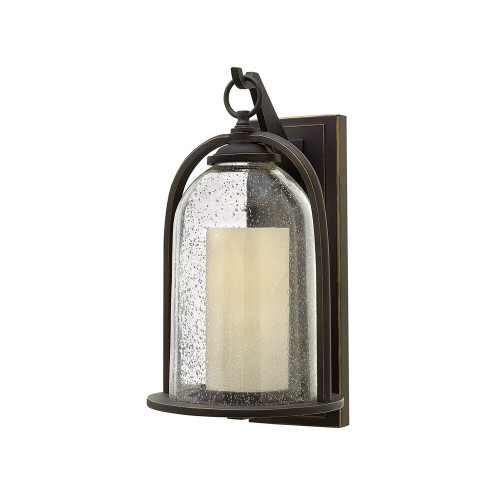 Elstead Lighting Elstead HK-QUINCY-M Quincy Outdoor Bronze Medium Wall Lantern
