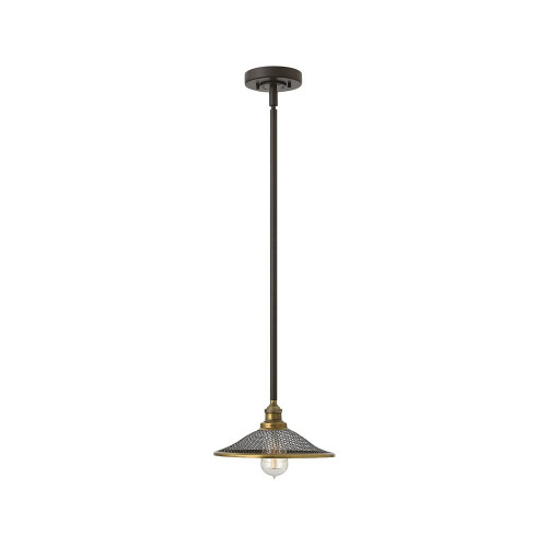 Elstead Lighting Elstead HK-RIGBY-P-KZ Rigby Buckeye Bronze Pendant