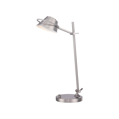 Elstead Lighting Elstead QZ-SPENCER-TL-BN Spencer Brushed Nickel Table Lamp