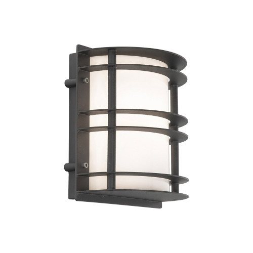 Elstead Lighting Elstead ST-FLU-E27-BLK-O Stockholm Black/Opal Wall Fitting
