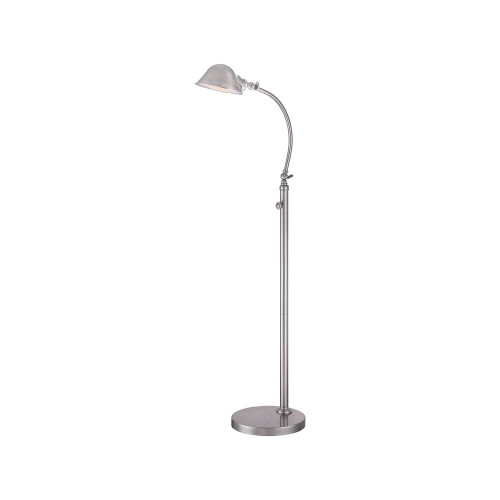 Elstead Lighting Elstead QZ-THOMPSON-FLBN Thompson Brushed Nickel Floor Lamp