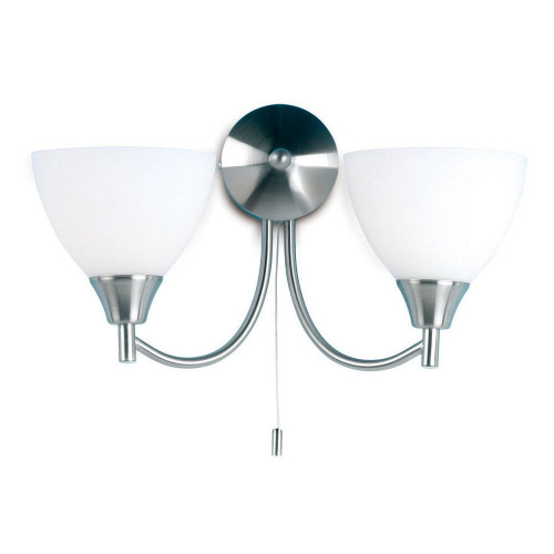 Endon Lighting Endon 1805-2SC Double Satin Chrome Wall Bracket