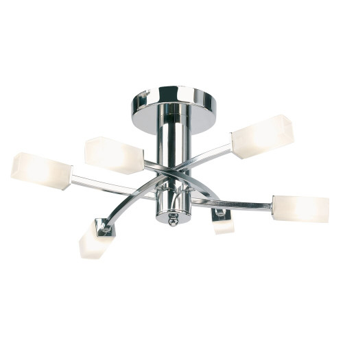 Endon Lighting Endon 146-6CH 6 Light Chrome Ceiling Light
