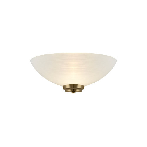 Endon Lighting Endon WELLES-1WBAB 1 Light Antique Brass Wall Bracket