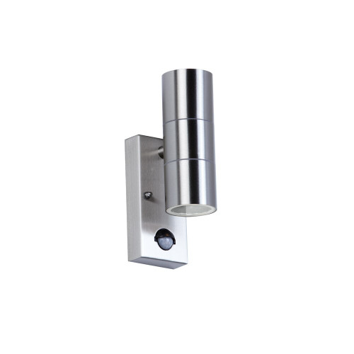 Endon Lighting Endon EL-40062 Canon Stainless Steel Wall Bracket With PIR