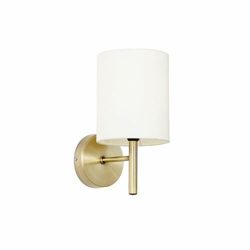 Endon Lighting Endon BRIO-1WBAB Brio 1 Light Antique Brass Wall Light