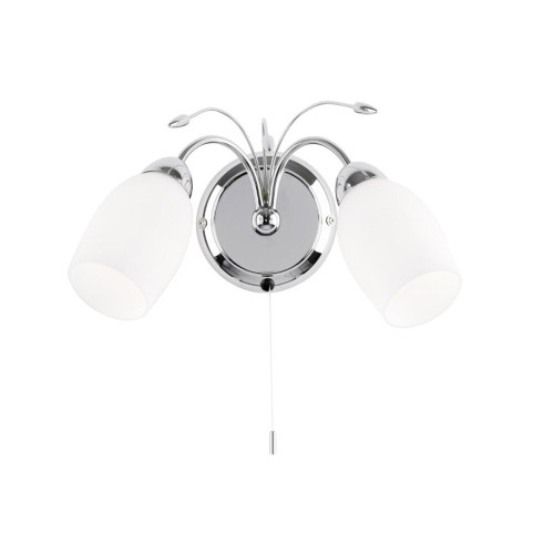 Endon Lighting Endon 2007-2WBCH 2 Light Chrome Wall Light