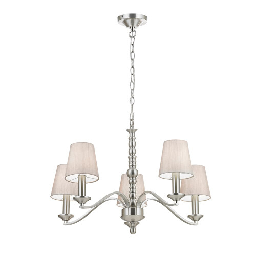 Endon Lighting Endon ASTAIRE-5SN Astaire 5 Light Satin Nickel Fitting