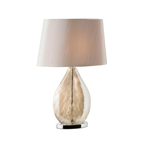 Endon Lighting Endon KEW-TLGO Kew 1 Light Gold Glass Table Lamp
