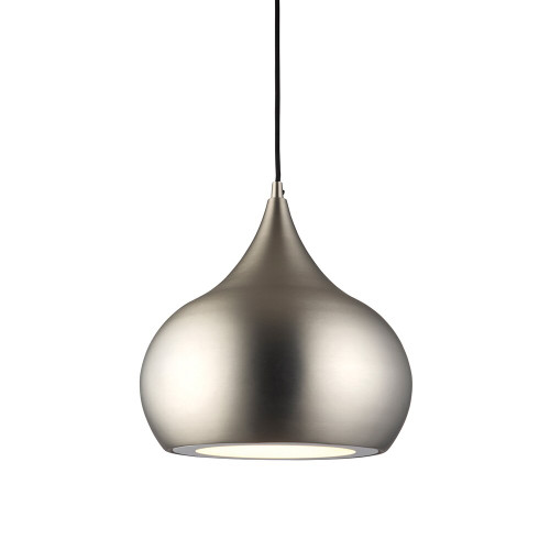 Endon Lighting Endon 61296 Brosnan 1 Light Matt Nickel LED Ceiling Pendant
