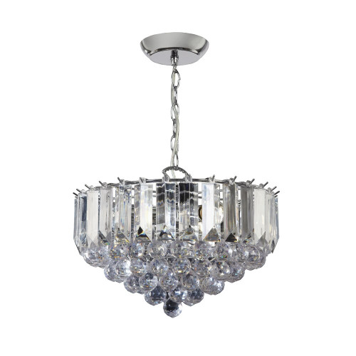 Endon Lighting Endon FARGO-14CH Fargo 3 Light Chrome Ceiling Pendnat