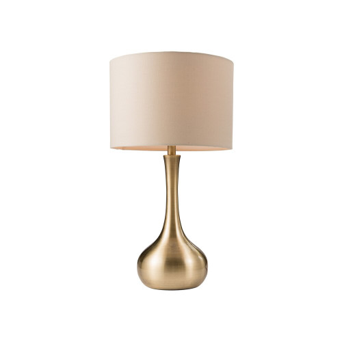 Endon Lighting Endon 61191 Piccadilly 1 Light Soft Brass Table Lamp