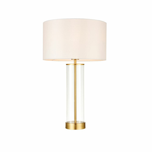 Endon Lighting Endon 68802 Lessina 1 Light Brushed Gold Table Lamp