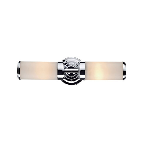 Dar Lighting Dar  CEN0950 Century 2 Light Polished Chrome Wall Light 