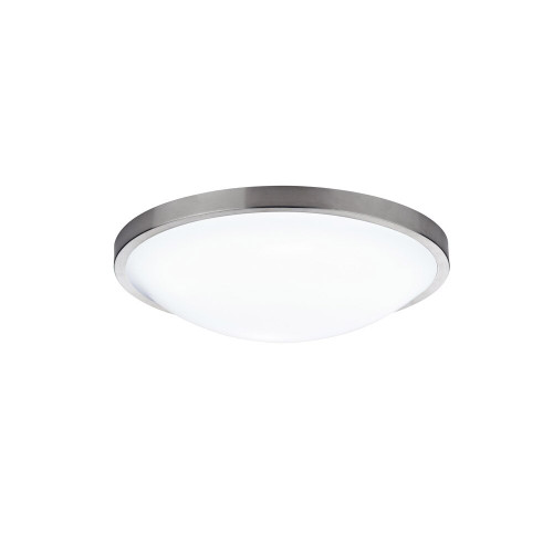 Dar Lighting Dar  DOV5246 Dover 1 Light Satin Chrome/Acrylic Flush Fitting 