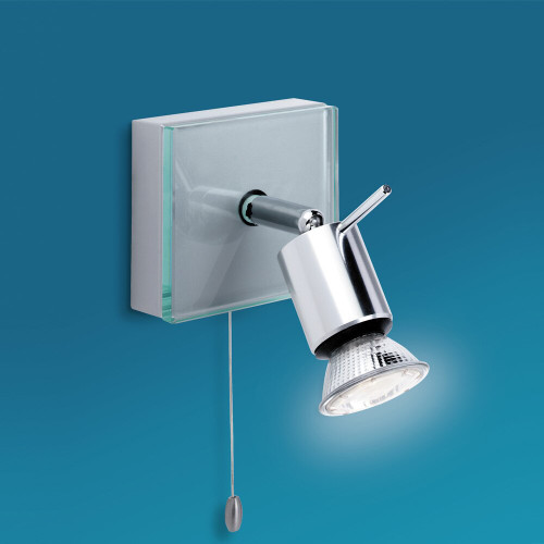 Firstlight 5512AL Aqua 1 Light Bathroom Wall Spotlight