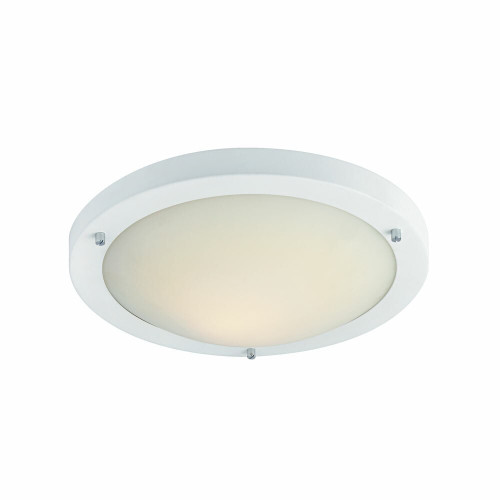 Firstlight FirstLight 2740WH Rondo 1 Light Matt White Flush Fitting