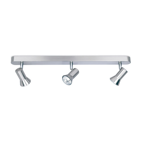 Firstlight FirstLight 6092BS Magnum 3 Light Brushed Steel Ceiling Bar