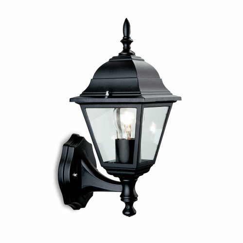Firstlight FirstLight E200BK 4 Panel Black 1 Light Uplight Wall Light