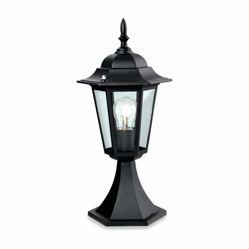Firstlight FirstLight P103BK 6 Panel Black Outdoor Pillar Light