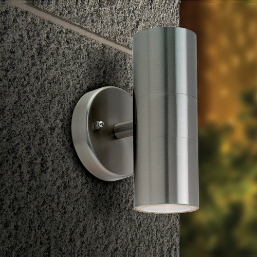 Firstlight FirstLight 5615ST Fusion Stainless Steel 2 Light Wall Light