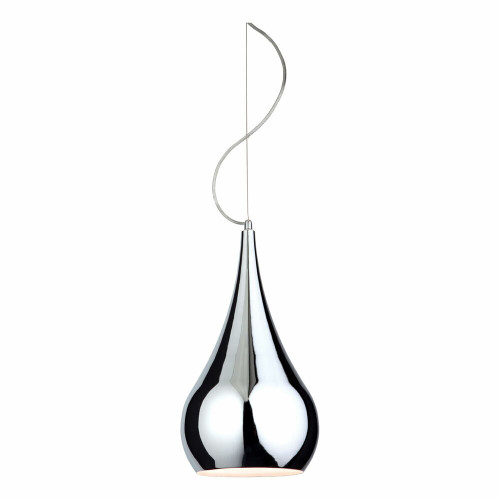 Firstlight 8307CH Jasmin 1 Light Chrome Ceiling Pendant