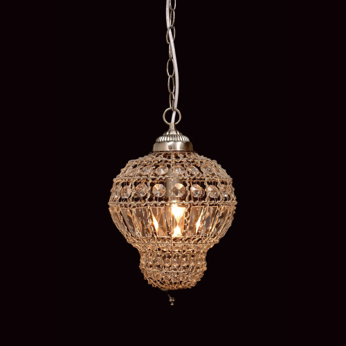 Impex Lighting Impex CO812161/01/SN Crystal Collection Morocco Pendant