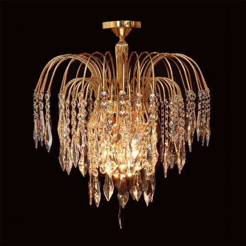 Impex Lighting Impex ST02000/35/01/PL/G Starlite Crystal Strass Chandelier