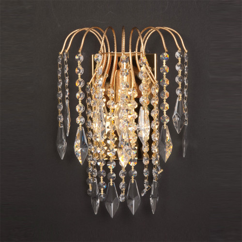 Impex Lighting Impex ST01900/WB/G Starlite Crystal Strass Wall Bracket