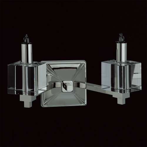 Impex Lighting Impex STH06000/02/WB/N Starlite Optical Glass Cube 2 Light