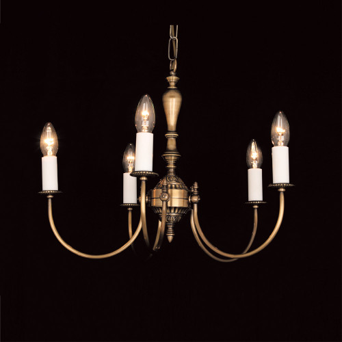Impex Lighting Impex SMBB00075/AB Brooklands Solar 5 Light Fitting