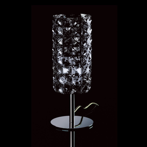 Impex Lighting Impex CFH211151/TL/SMK/CH Veta 1 Light Chrome Table Lamp