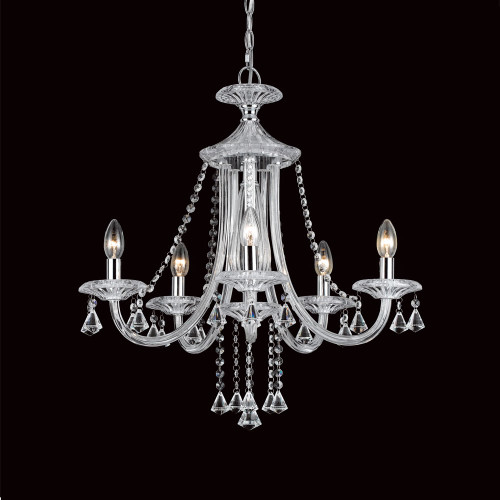 Impex Lighting Impex CF112151/05/CH Calgary 5 Light Chrome Ceiling Pendant