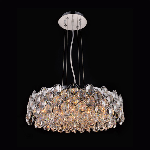 Impex Lighting Impex CF412181/12/CH Raina 12 Light Chrome Ceiling Pendant