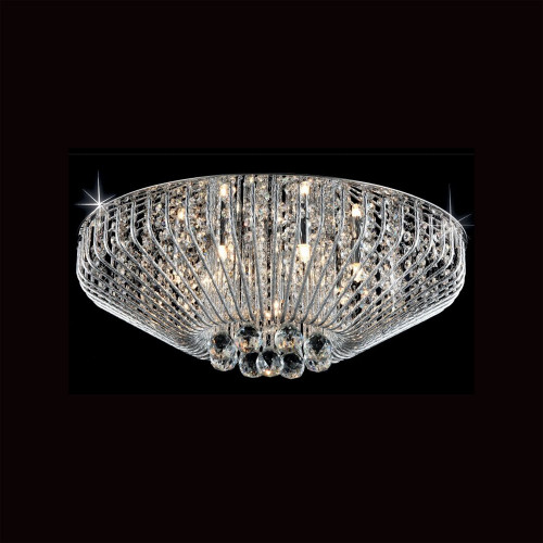 Impex Lighting Impex CFH508052/07/PL/CH Carlo 7 Light Chrome Flush Fitting