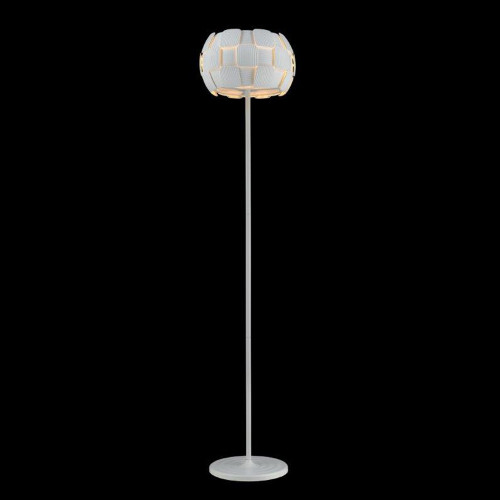 Impex Lighting Impex PG504241/03/FL/WH Brigitte 3 Light White Floor Lamp