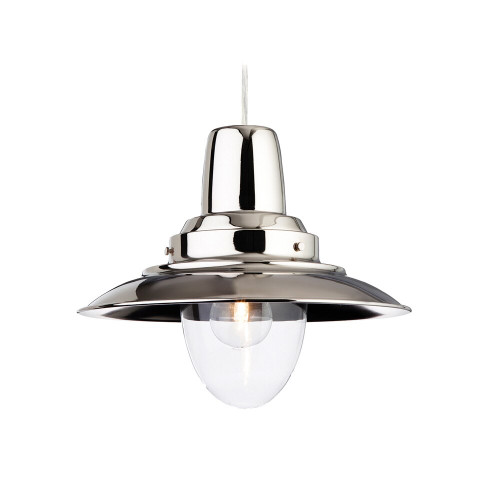 Firstlight 8645CH Fisherman 1 Light Chrome Ceiling pendant
