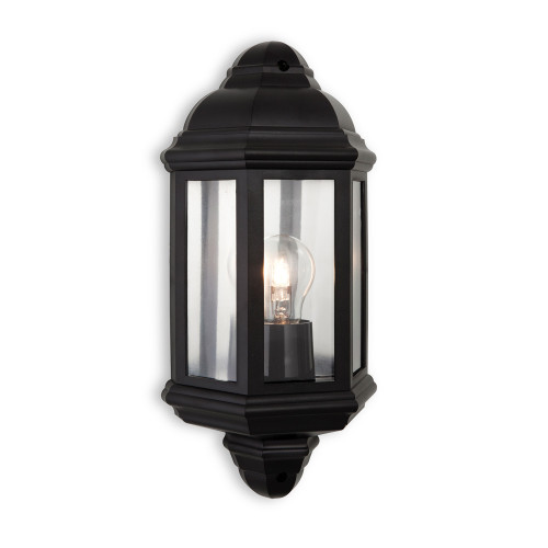 Firstlight 8655BK Park 1 Light Black Outdoor Wall Light