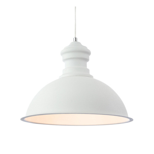 Firstlight 2307WH Aztec 1 Light Rough Sand White Pendant