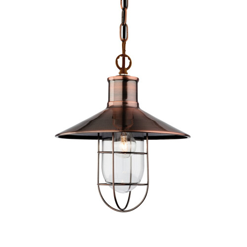 Firstlight 2306AC Crescent Antique Copper Ceiling Pendant