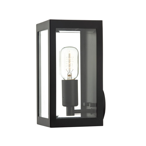 Dar Lighting Dar  ERA0722 Era 1 Light Black Outdoor wall Light 