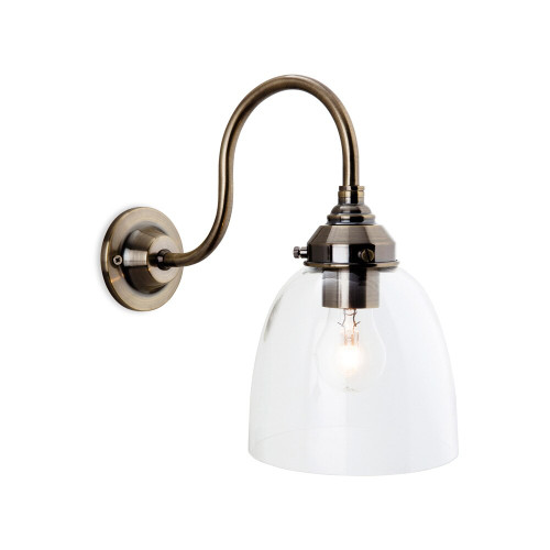 Firstlight 5935AB Victoria 1 Light Antique Brass Wall Light