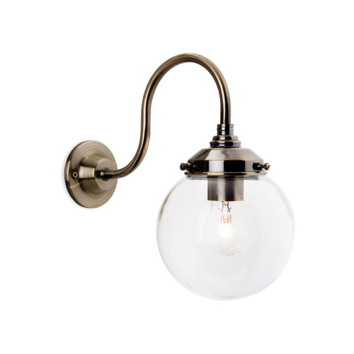 Firstlight 5936AB Victoria 1 Light Antique Brass Wall Light