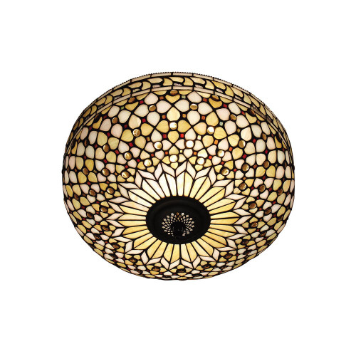 Interiors 1900 64276 Mille Feux Tiffany Flush Fitting